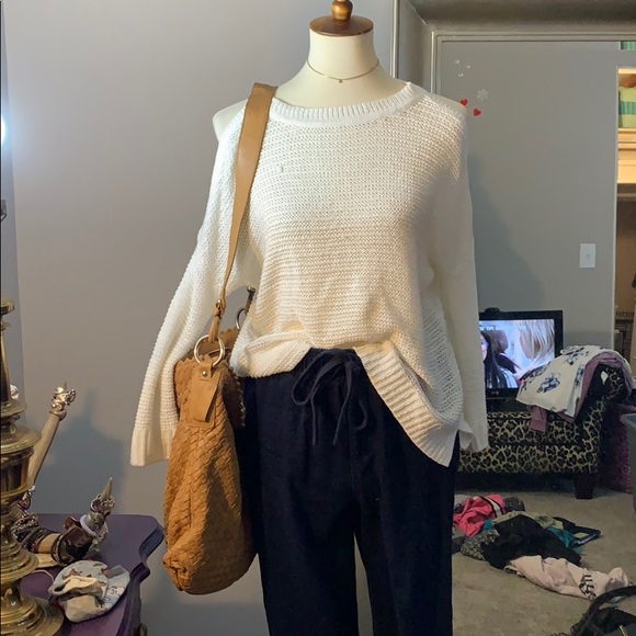 Express Off The Shoulder Sweater - Picture 1 of 5